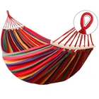 Уличный гамак 0150x10, уличная мебель двойная см, для путешествий, кемпинга, сада, полосатые качели, спальная кровать, для одного человека