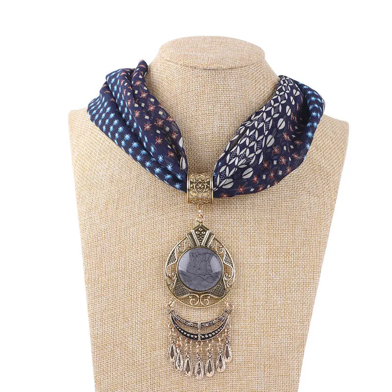 RUNMEIFA Подвески Ожерелья шифоновые ювелирные изделия шарф женский/женский новый