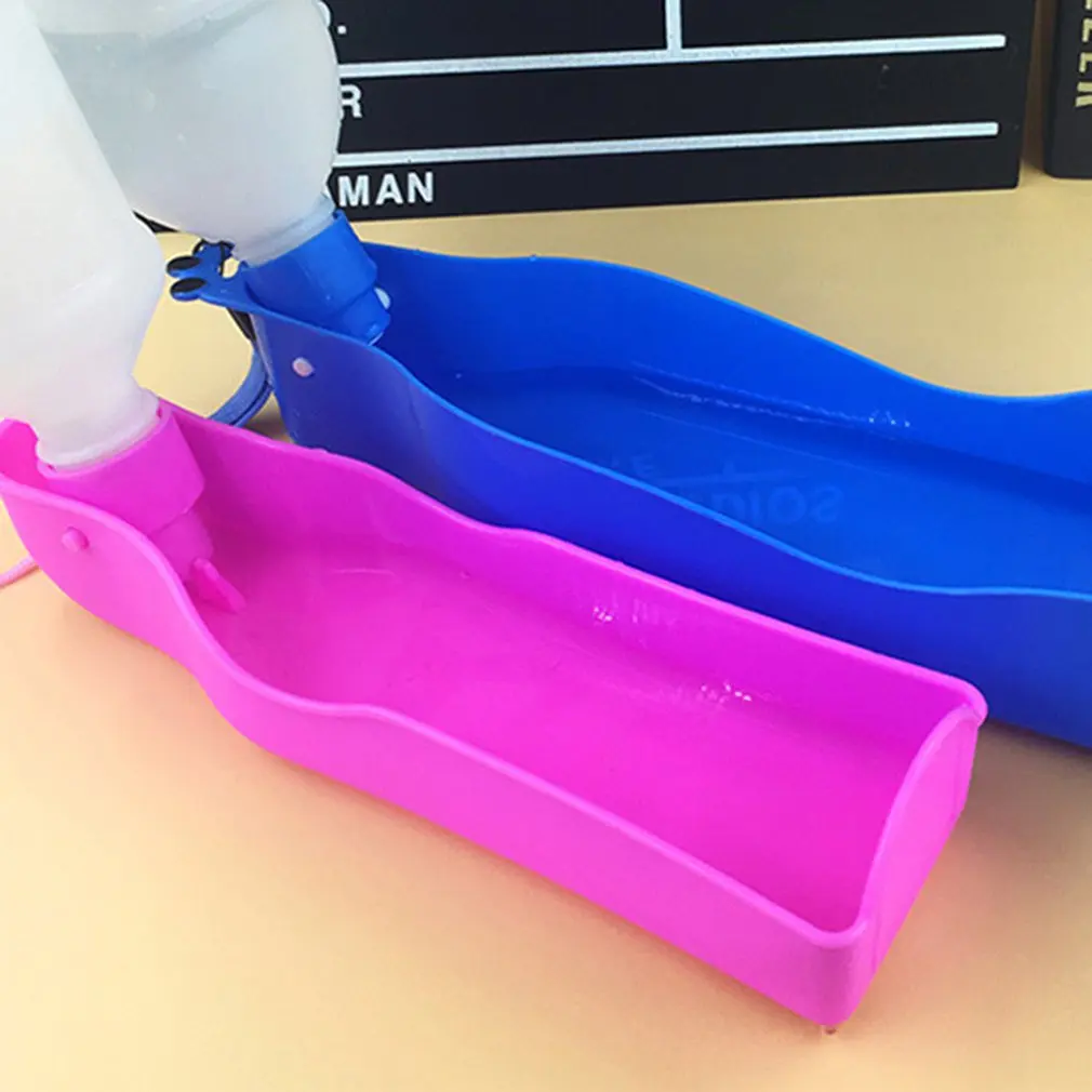 

500ML Dog Water Bottle Pet Water Bottle Travel Bowl Puppy Water Dispenser Portable Holders Cap for Dogs Cats Small Animal