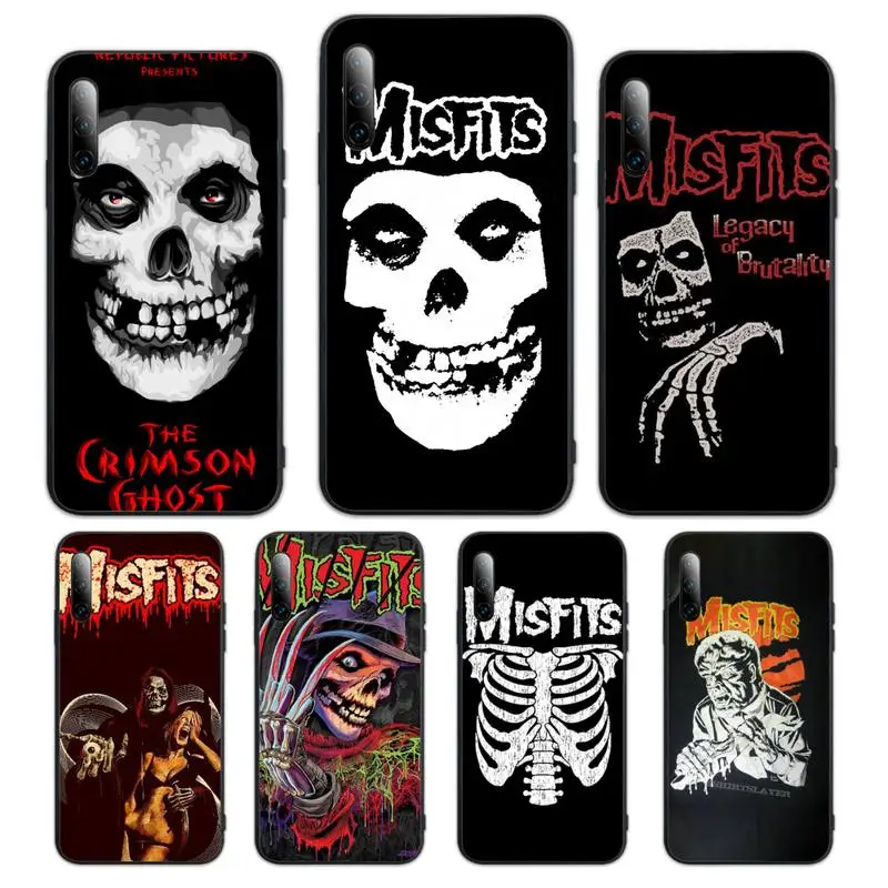 

American Rock Band Kaos Misfits Phone Case For Samsung A01 A10 A02 A20 A31 A40 A50 S A52 A51 A70 A71 A80 A91 Cover Fundas Coque