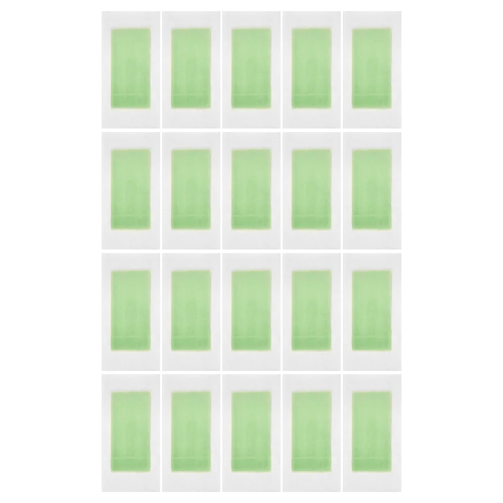 

20 шт., одноразовые восковые полоски для удаления волос