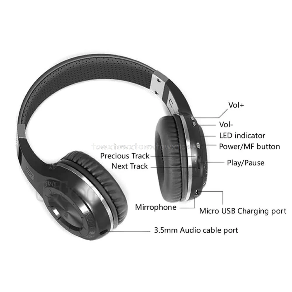 Bluedio Hurricane HT 4,1 беспроводные Bluetooth стерео наушники гарнитура S11 19 Прямая поставка