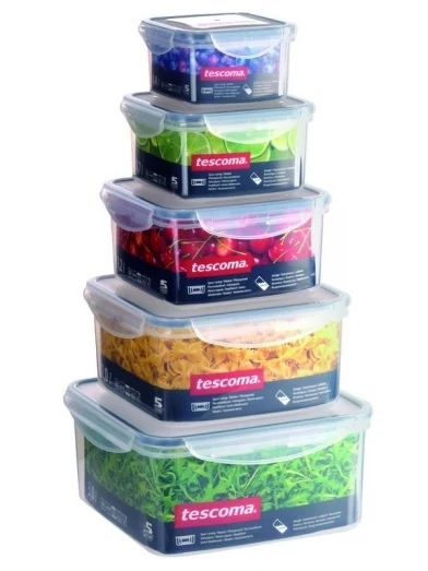Контейнер Tescoma FRESHBOX 0.7 л квадратный 892012 | Дом и сад