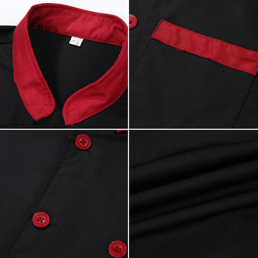 Двубортная куртка шеф повара рабочая одежда для кухни ресторана униформа