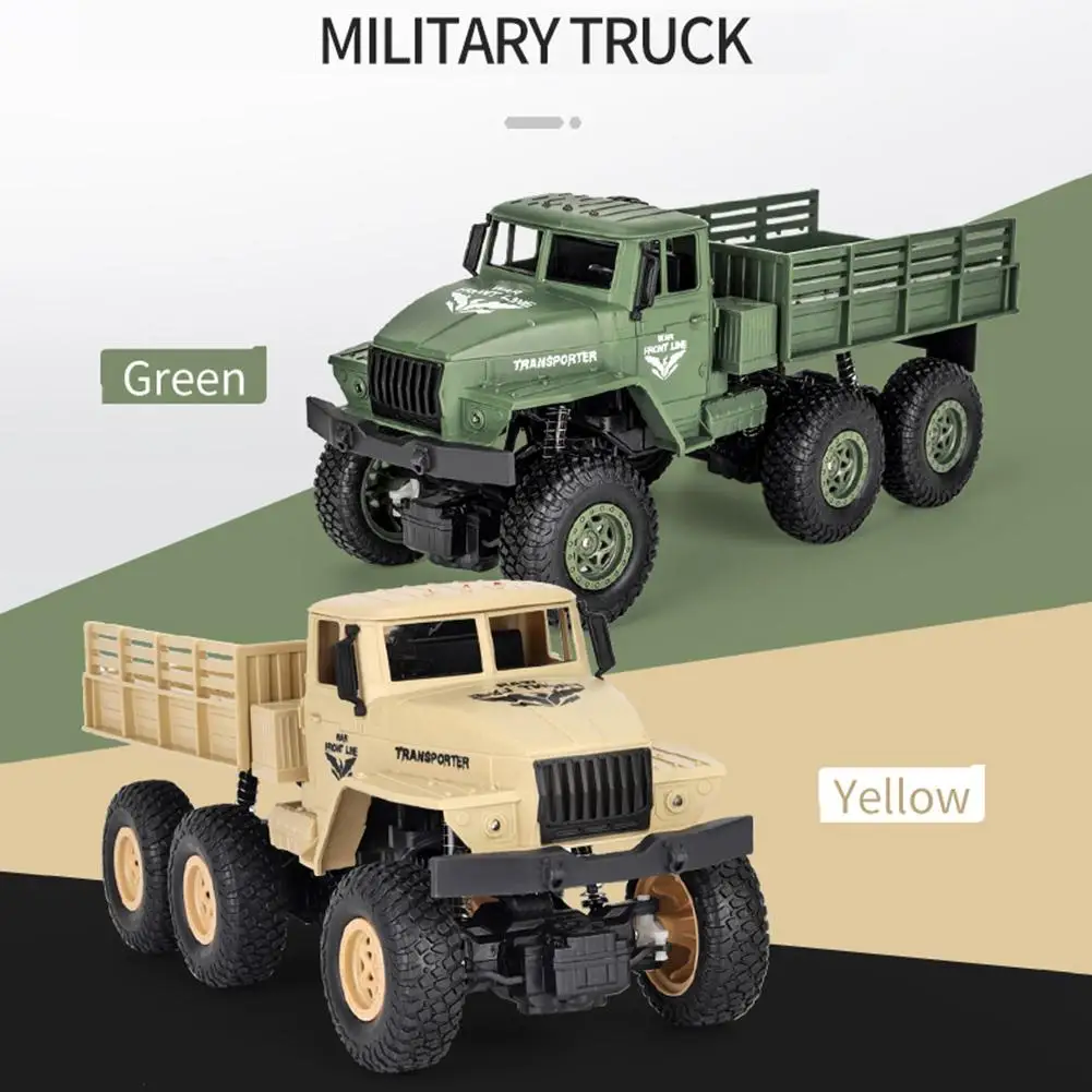 1/16 RC военный грузовик 6 колесный привод дистанционного управления внедорожный Радиоуправляемый автомобиль модель дистанционного управления альпинистская машина детская игрушка подарок