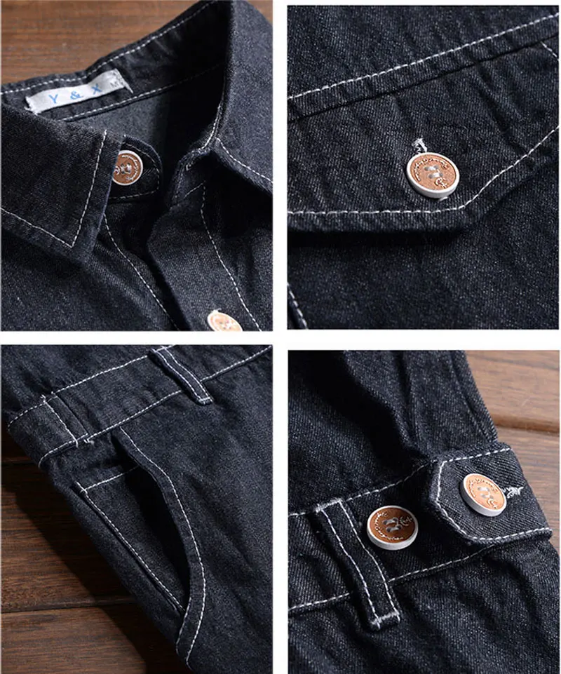 ZYYong Summer Men's Short Jeans Overalls Fashion Casual Slim Denim Jumpsuits High Quality Hip-Hop Black Blue Cargo Pants