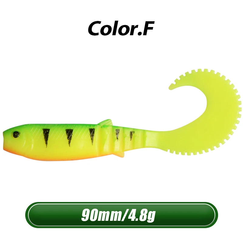 72F 10pcs 3.15in 3D Shad Swimbait для рыболовных приманок, подходит для всех видов буровых снастей, приманки, искусственные приманки - Цвет: 72F 10pcs