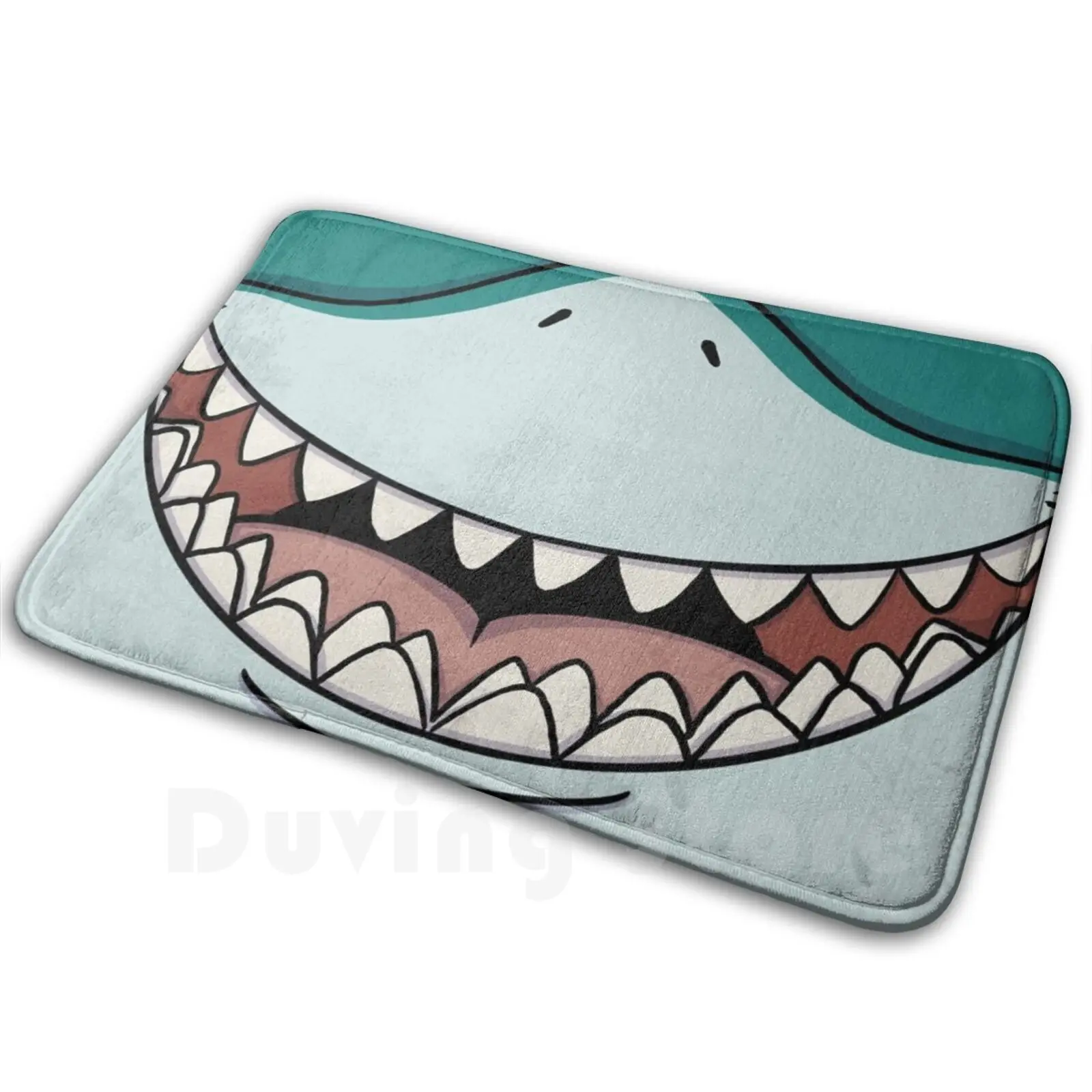 

Акула уход за кожей лица Мягкий Нескользящий Коврик для ванной комнаты ковер подушки с принтом акулы,