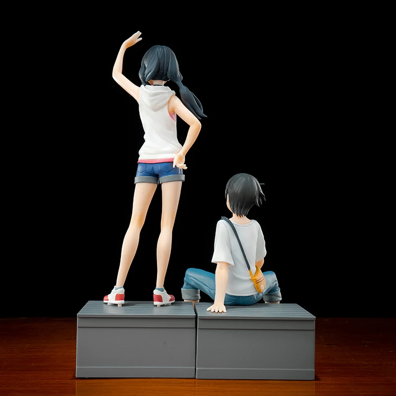 

17cm Anime Figure Weathering With You Action Figure Hodaka Morishima Hina Amano Action Figure Toy Passionate Couple Model Doll