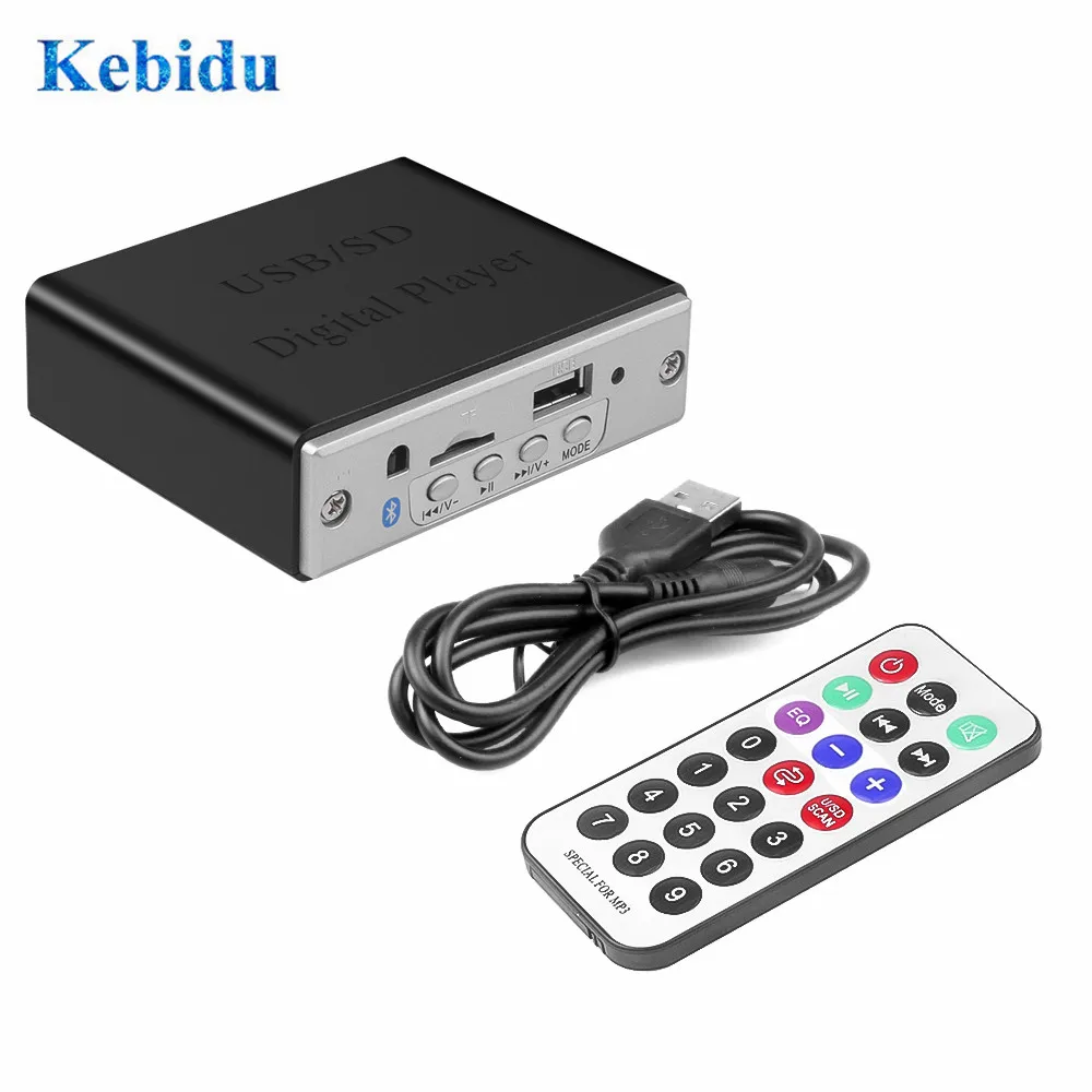 KEBIDU DC 12 В беспроводной Bluetooth MP3 декодер плата Автомобильный музыкальный плеер с