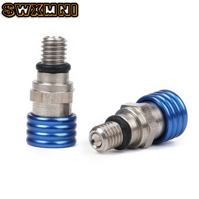 Совершенно новый рельсовый клапан для воздушной вилки M5 * 8 мм мотоцикла KX125 KX KXF CRF