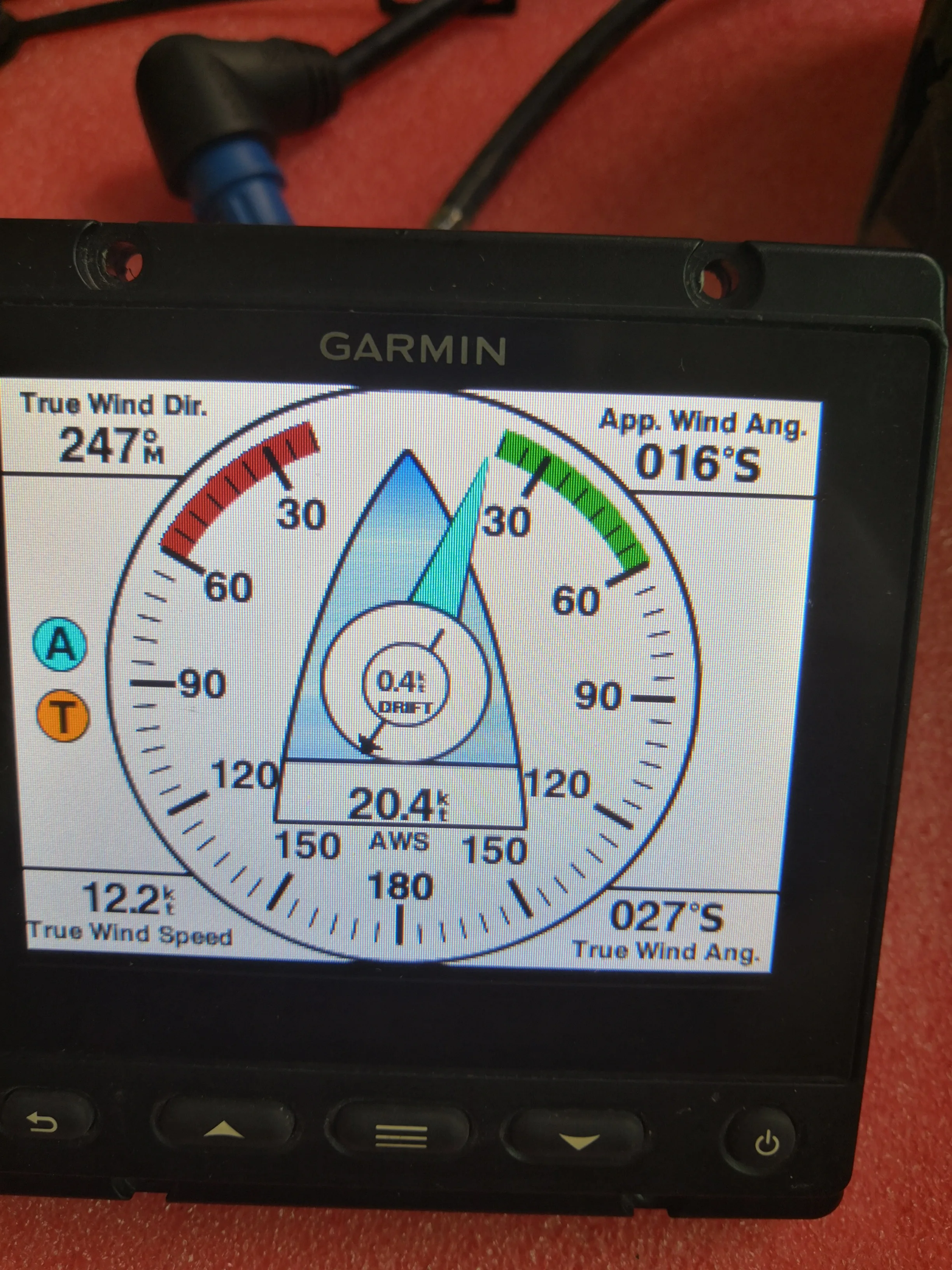 GARMIN GMI 20 Marine instrument display Multi Functional Digital Display show depth, speed, gps wind and 100+ marine