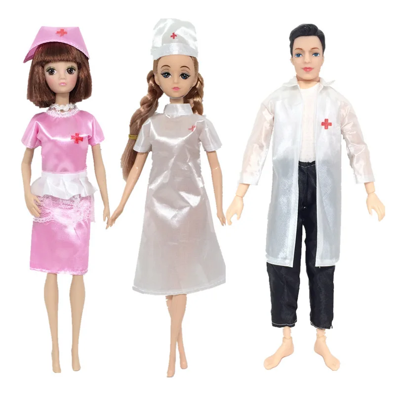 Одежда для куклы Кена 1 комплект одежда ролевых игр доктора медсестры