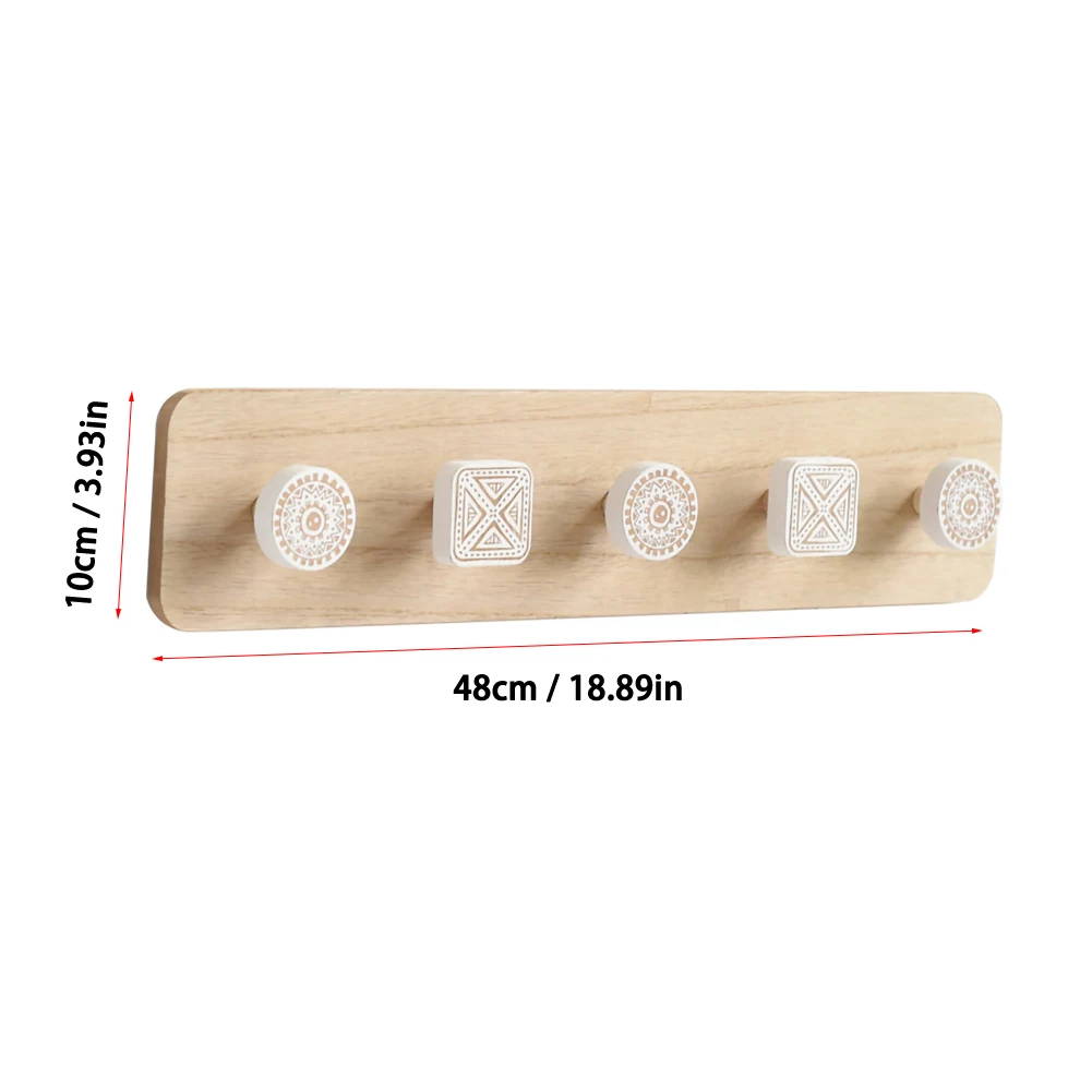 

Nordic Wood Coat Hanger Wall Hook Home Decorative Clothes Hangers Key Holder Wall Mounted Coat Rack Key Hanger Wall Shelf