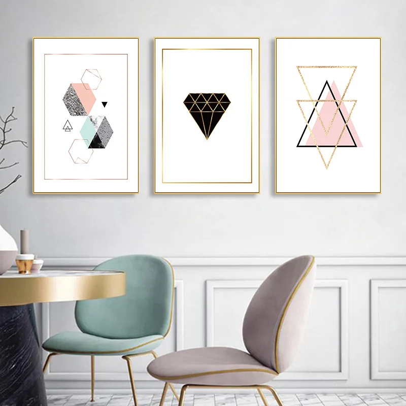 Минималистичный Большой абстрактный настенный художественный холст