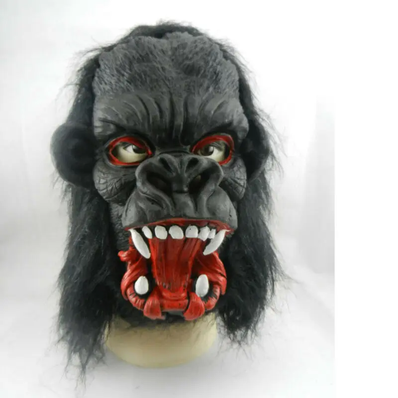 1 предмет для взрослых забавная черная маска гориллы перчатки орангутанг головы