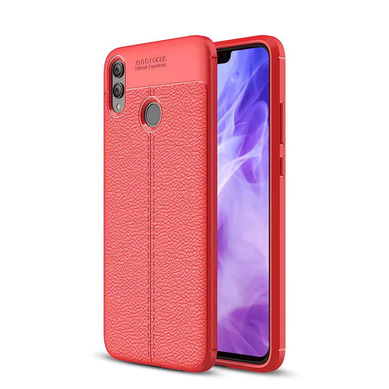SemgCeKen ультратонкий кожаный чехол для huawei p smart plus psmart+ роскошная Мягкая силиконовая задняя крышка p smart z coque чехлы