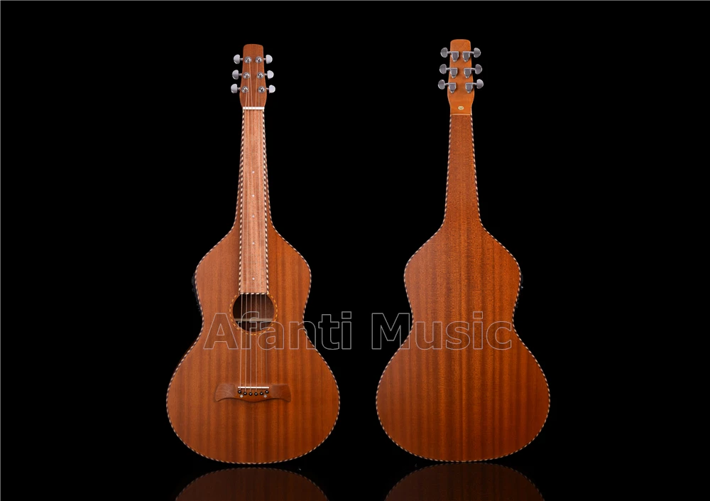 Afanti музыка все Sapele Дерево Weissenborn Гавайская гитара(HG-735