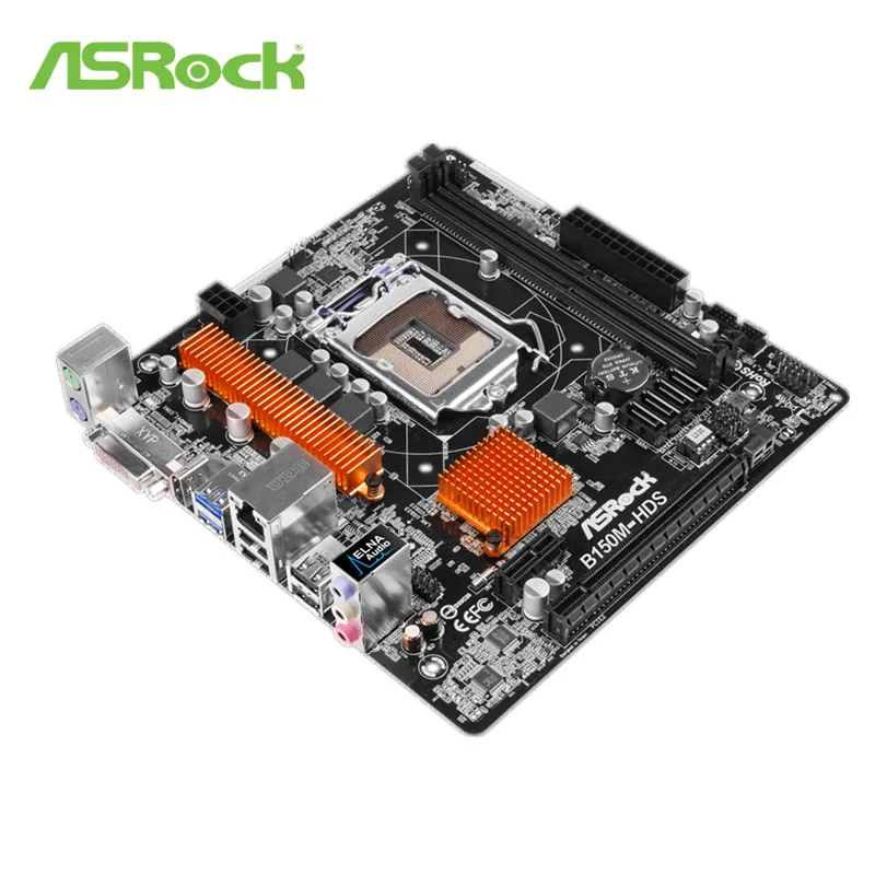 Б/у оригинальная B150M-HDS HDMI B150 материнская плата для ASRock B150M-HDS настольная плата 4SATA3 DDR4