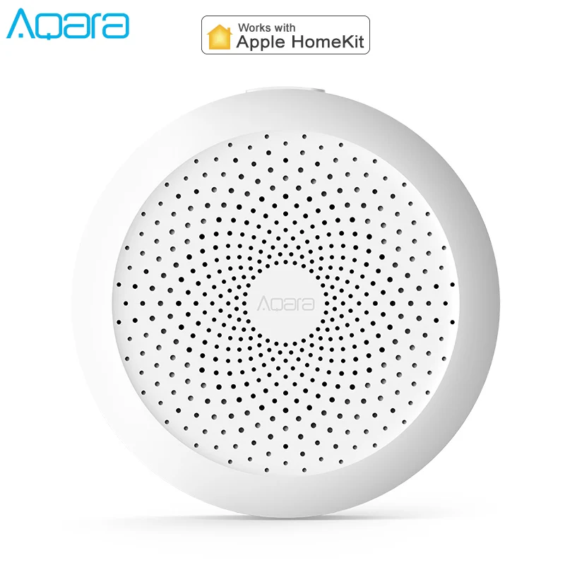 Xiaomi Mi jia Aqara Hub Gateway с RGB светодиодный ночной Светильник умный дом для Xiaomi Mi приложение для дома Apple Homekit Aqara Home - Цвет: aqara hub