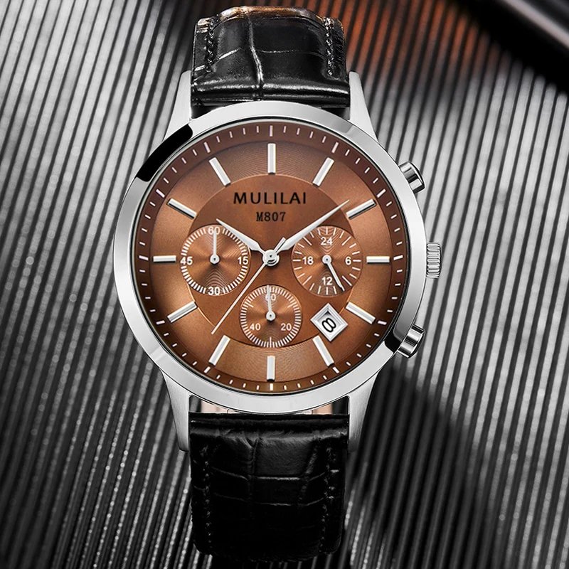 Часы наручные мужские кварцевые люксовые брендовые аналоговые спортивные с