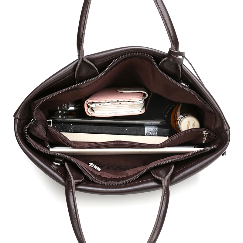 Vintage Tote Bag for Women Large Handbags Top-handle Bags Brand Leather Shoulder Bag Women Luxury Handbags Women Bags Designer