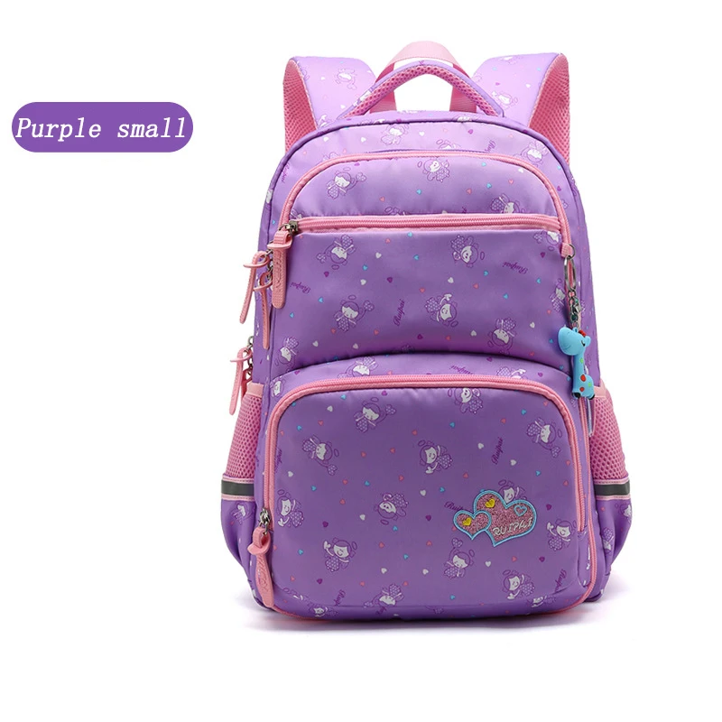 Purple small Детский милый рюкзак, женская сумка, женская школьная Противоугонная сумка для ноутбука, школьные сумки, школьная сумка для девочек-подростков, Детские рюкзаки - Цвет: Purple small