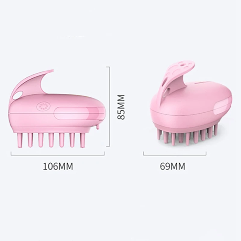 

Electric Hair Massager Comb Gentle Press Deep Cleaning Brush Head Washing Comb Tool Hair Loss for Wet Dry Hair