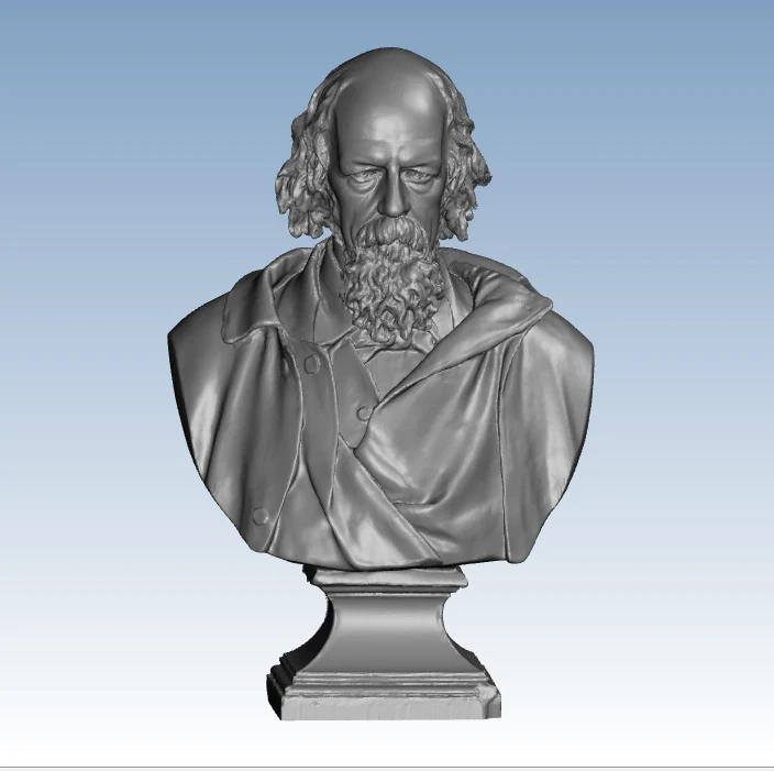 

Tennyson's head Custom order highqualityhighprecision digital models 3D printing service Artistic things ST2538