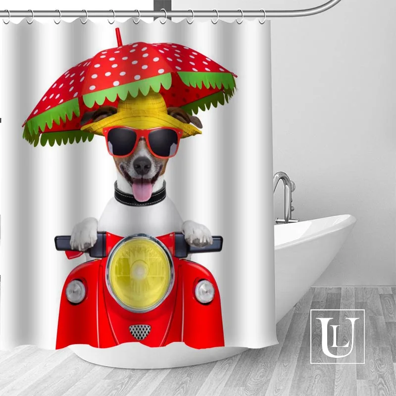 Креативная собачья занавеска для душа водонепроницаемая ванной ткань полиэстер