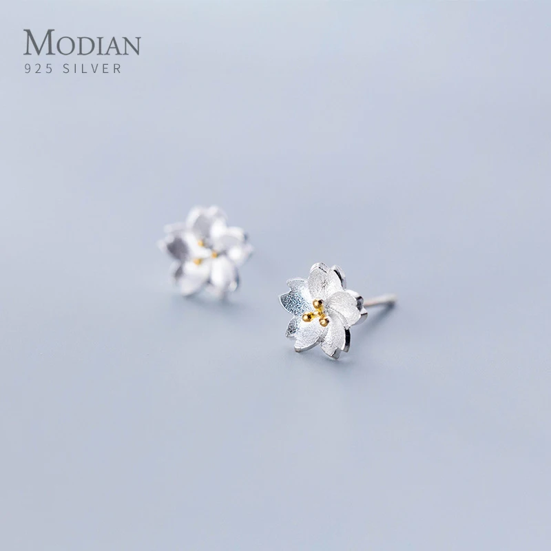 Modian новая распродажа чистого серебра 925 пробы цветок ромашка маленькие