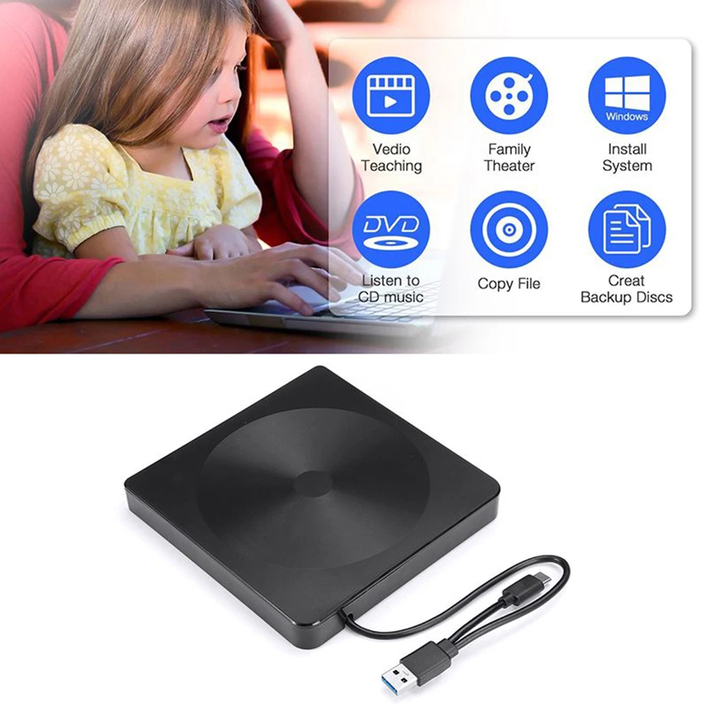 Новинка внешний слот в Blu Ray DVD RW корпус Type C USB 3 0 чехол для 12 7 мм SATA оптического