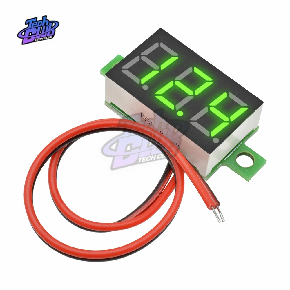 Цифровой вольтметр Для Проверка батареи автомобиля мини-измеритель напряжения с