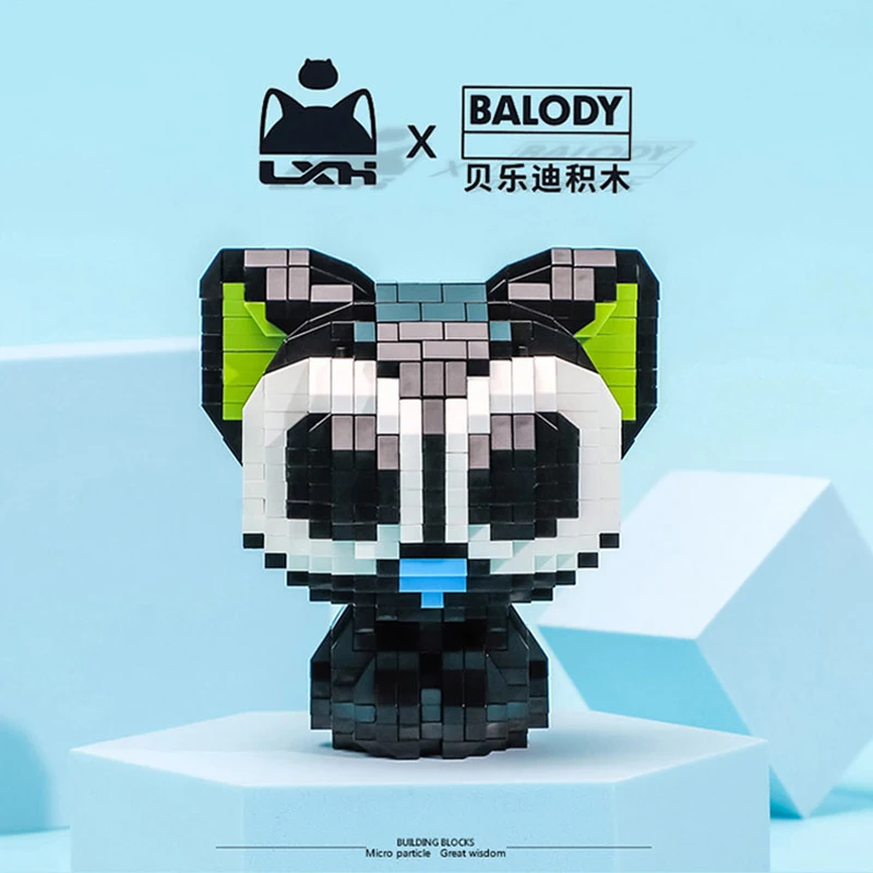 

Конструктор «Легенда о Hei», милый мультяшный Черный кот, мини-кубики, игрушки для детей, рождественские подарки