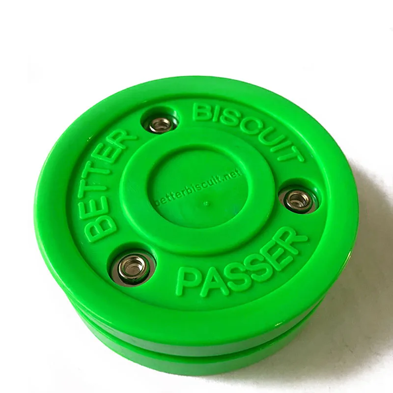 Тренировочная шайба для хоккея профессиональный зеленый бисквитный хоккейный
