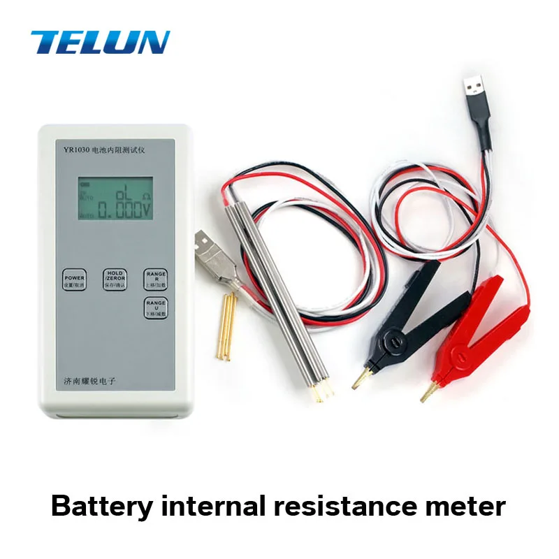 YR1030 измеритель внутреннего сопротивления батареи тестер для свинцово кислотных