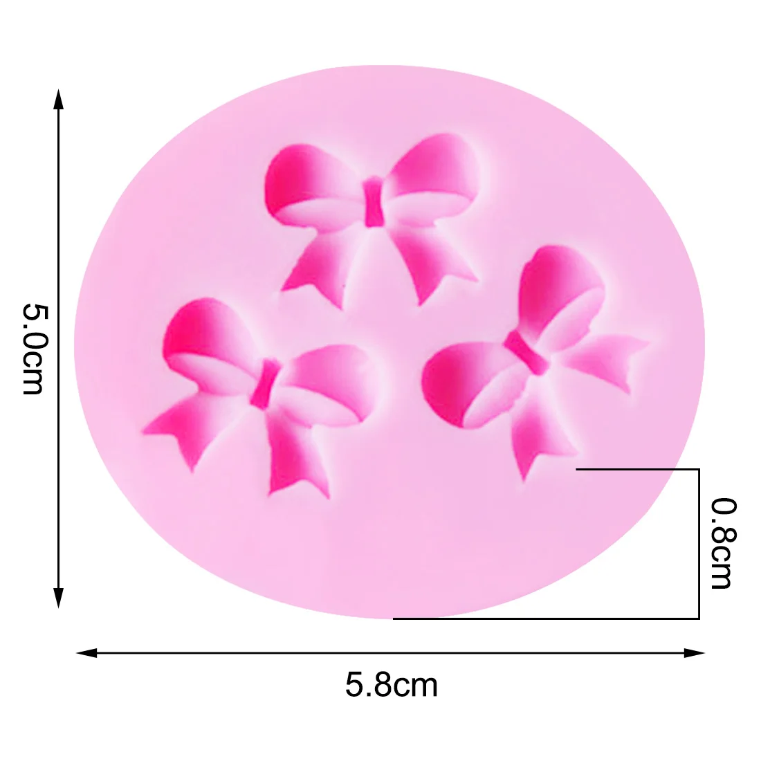 1 шт. бант Бант Цветок 3D помадка форма лук торт Силиконовая Форма Кухня выпечка