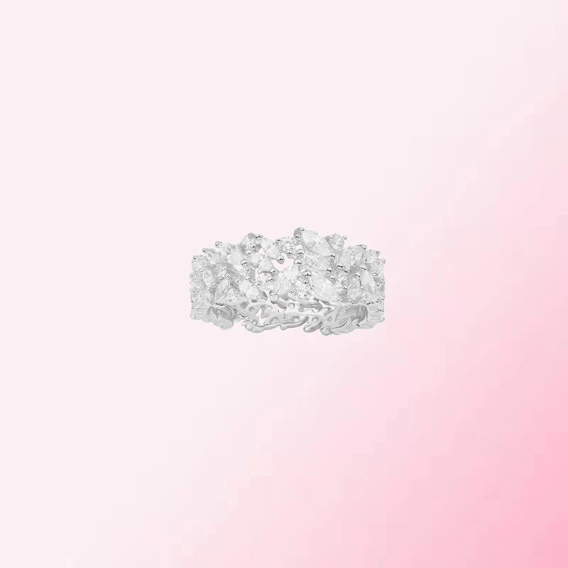 

1:1 Make 925 Sterling Silver Custom Niche Design High-end Fashion Personality Ring
