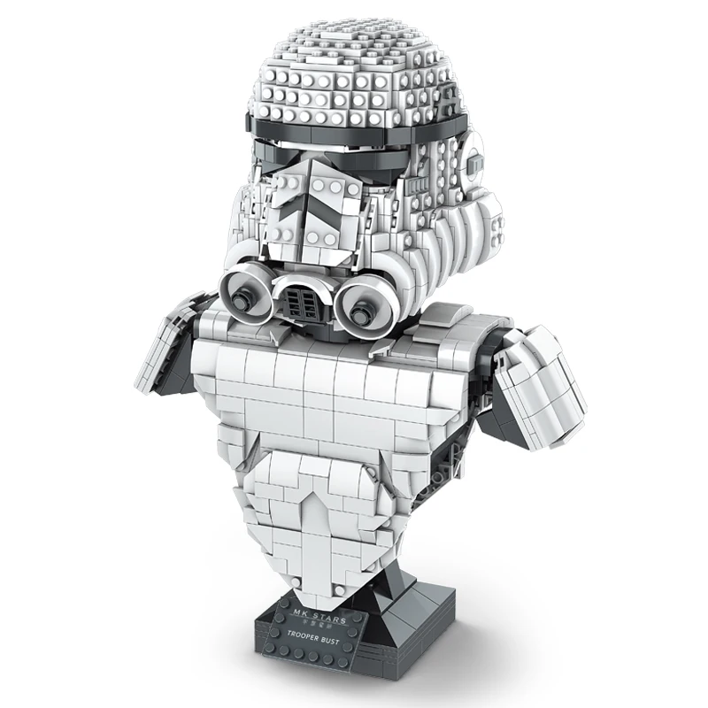 

MOULD KING 21022 Star Plan Creative Toys The Star Soldier Model Building Blocks Assembly Bust Helmet Bricks Kids Christmas Gifts