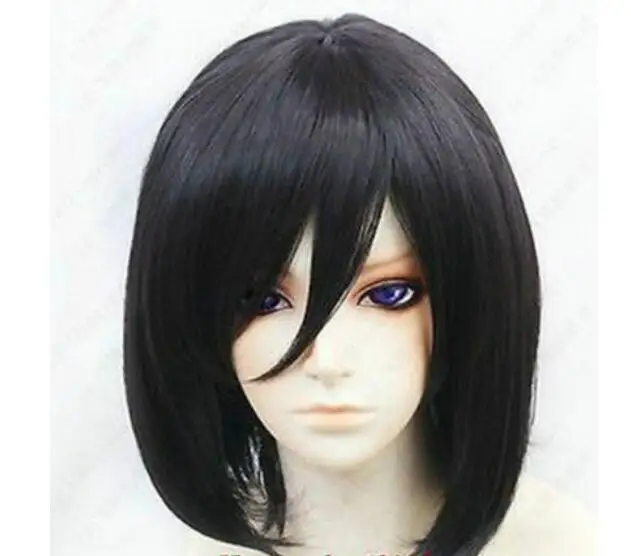 

straight black fancy design health fashion Hair short wig wigs women