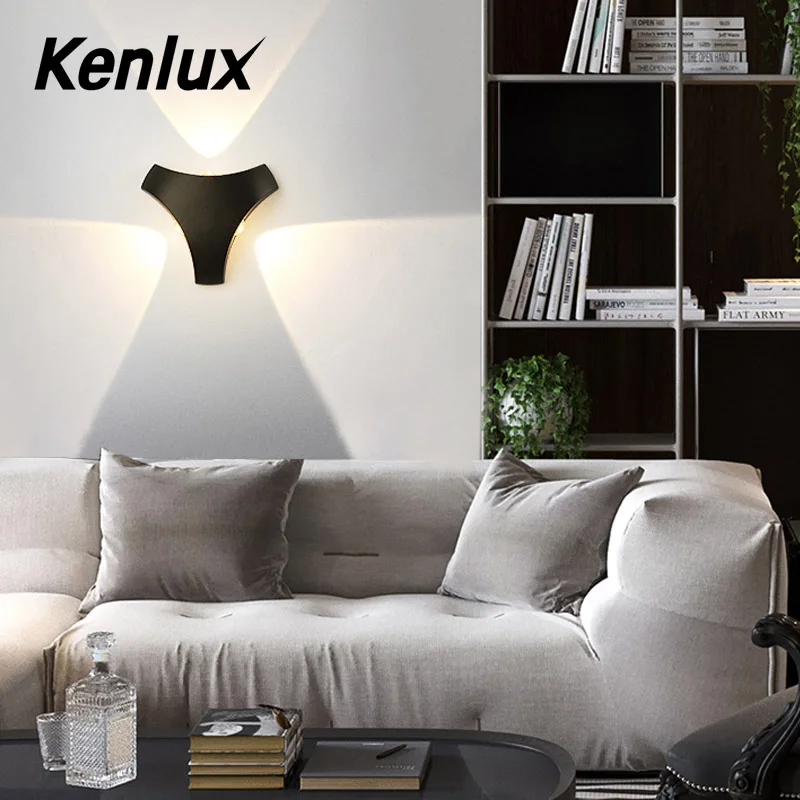 Kenlux светодиодный настенный светильник новый дизайн 9 Вт поверхностный монтаж для