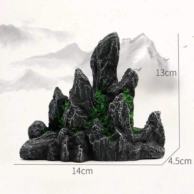 Аквариумные украшения аквариумные Ландшафтные изделия из смолы искусственные