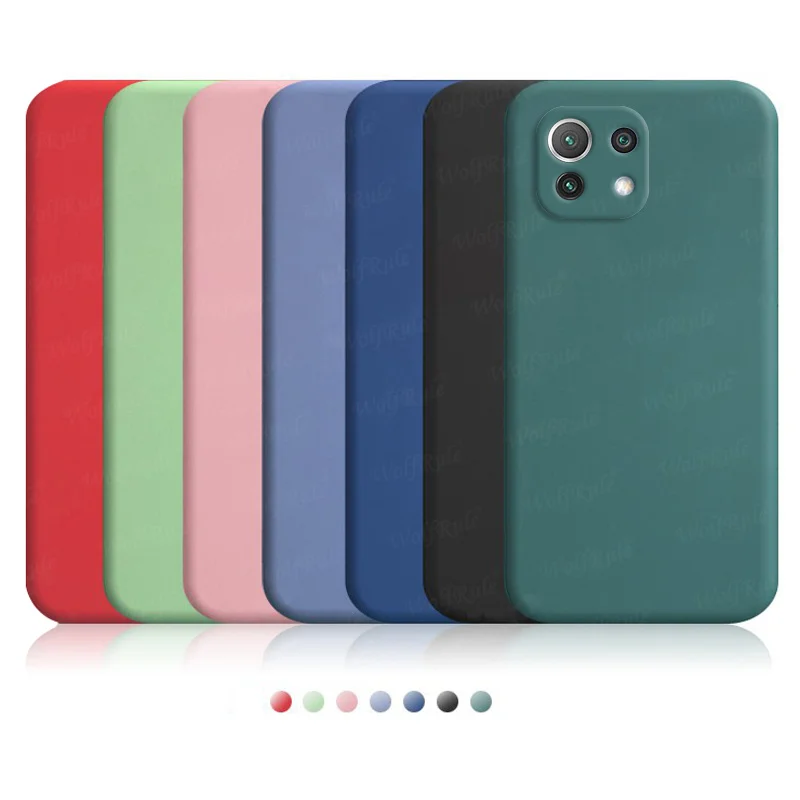 

For Cover Xiaomi Mi 11 Lite Case TPU Soft Case For Mi 11 Lite Cover For Redmi Note 9 10 Pro Redmi 9 9A 9C Mi 10T 11 Lite Fundas