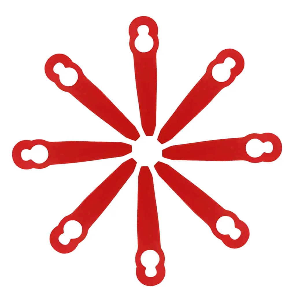 Новинка 8 шт. пластиковых лезвий для триммера Stihl PolyCut 2 FSA 45 газонокосилка легкий