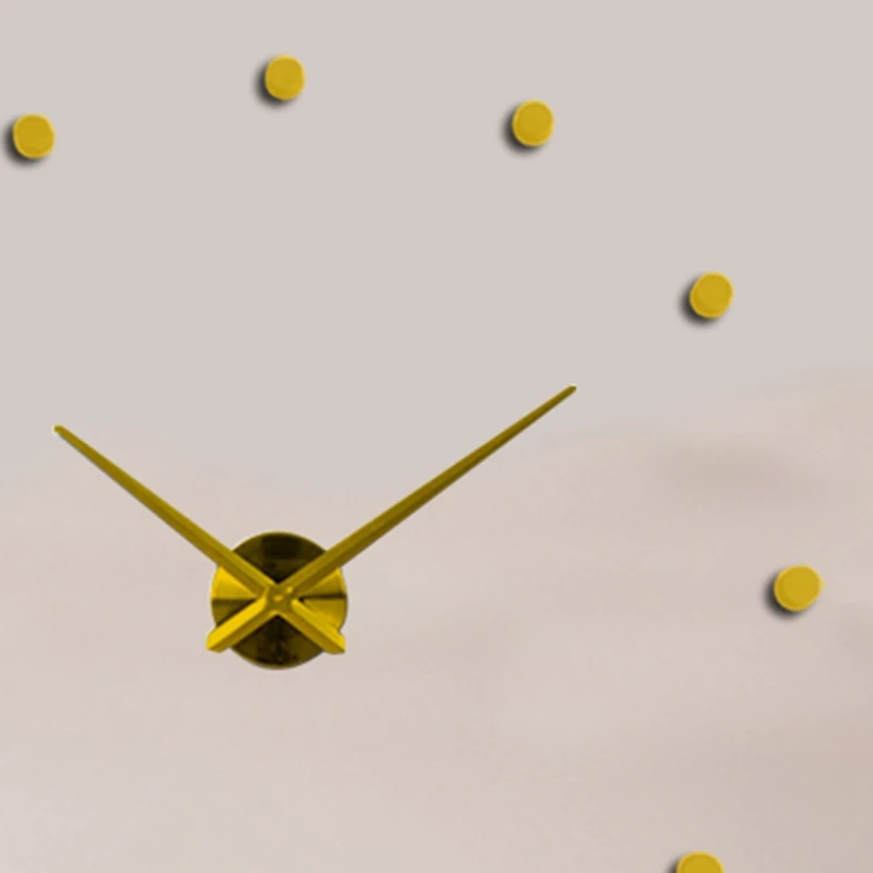 

3D DIY Dot Super Acrylic Mirror Wall Clock Home Fashion Decoration Mute Wall Sticker Clock