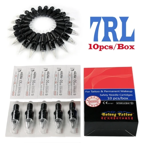 Одноразовые стерилизованные Картриджи-иглы Solong 1rl 3rl 4rl 5rl 7rl 8rl 9rl 11rl 13rl 14rl 15rl для