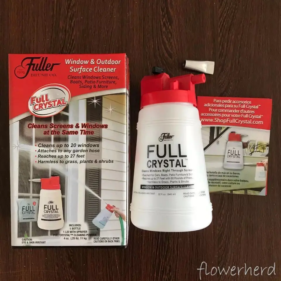 Очищающая поливочная банка полностью кристаллический очиститель для окон