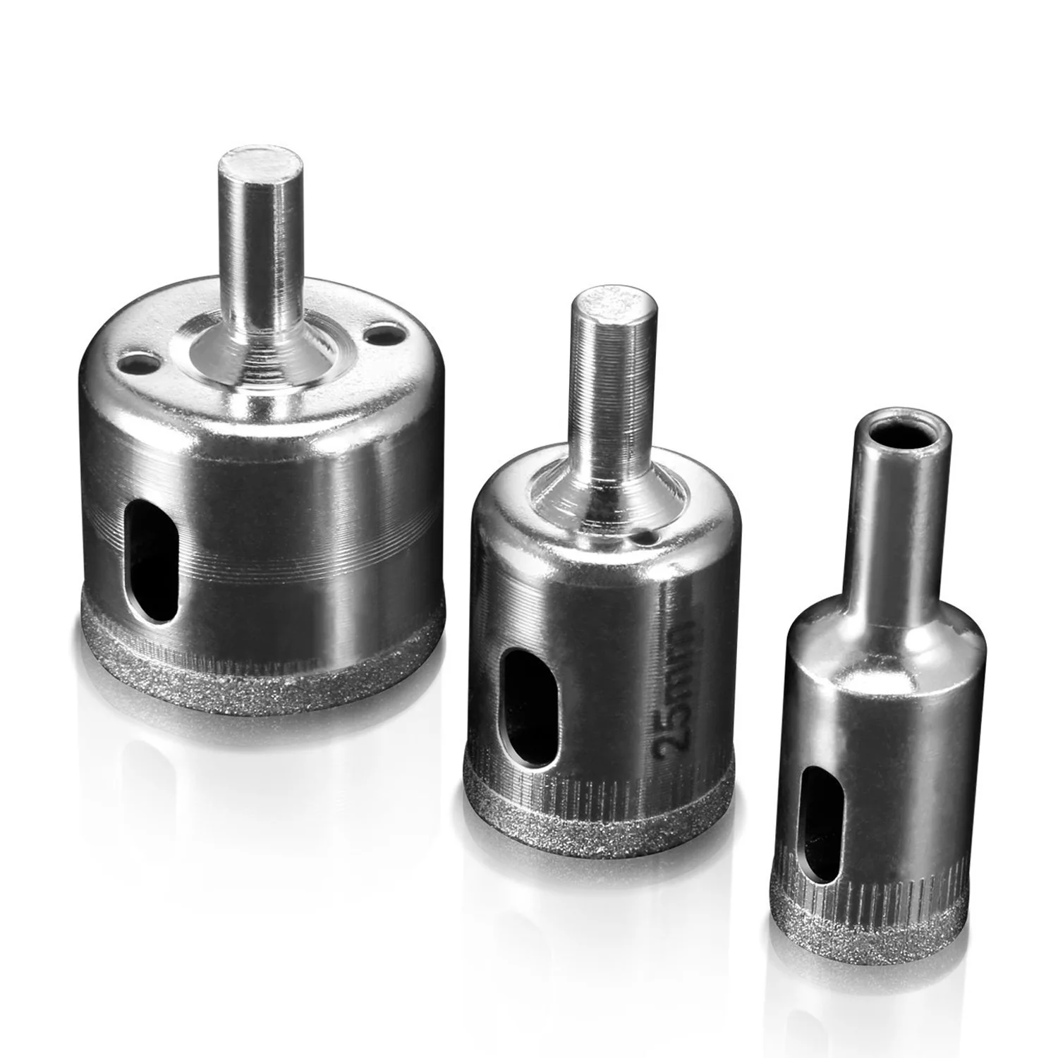 

Trepan Diamond, 17Pcs Core Coating Diamond Hole Saw Drill for Tool Extractor for Tile Marble Glass Ceramic