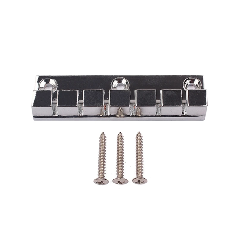 

Silver Bridge 6 Strings Saddles Hardtail for Electric Guitar with Screw