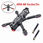 Рама для квадрокоптера APEX HD FPV RC, APEX-HD из углеродного волокна, HD5  HD6  HD7 567 дюймов, с рычагом 5,5 мм